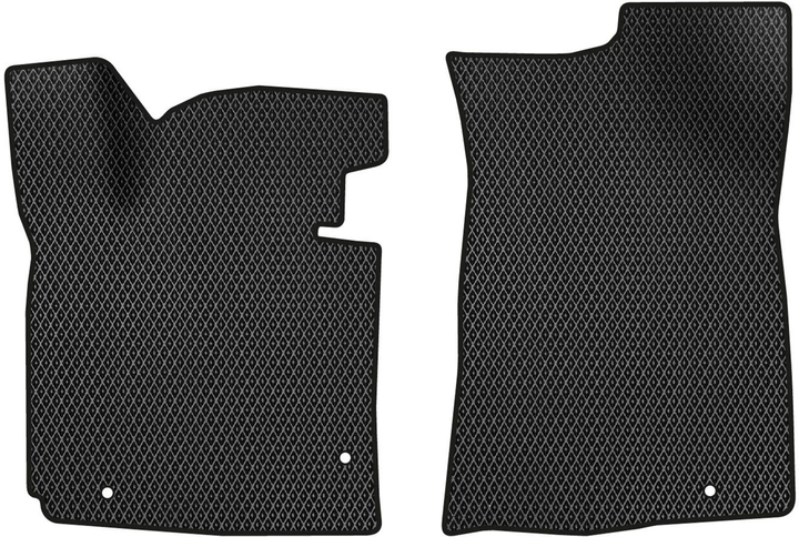 Акція на EVA килимки EVAtech в салон авто передні для Kia Sportage (SL) 2010-2015 3 покоління SUV USA 2 шт Black від Rozetka