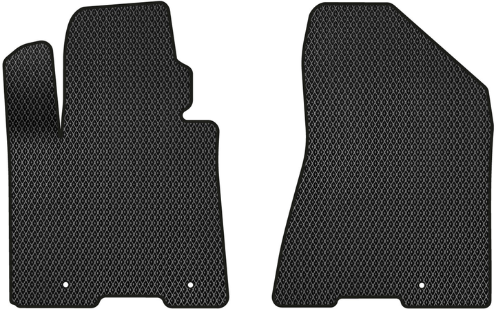 Акція на EVA килимки EVAtech в салон авто передні для Kia Sportage (QL) (Squib VL+VR) 2016-2021 4 покоління SUV EU 2 шт Black від Rozetka