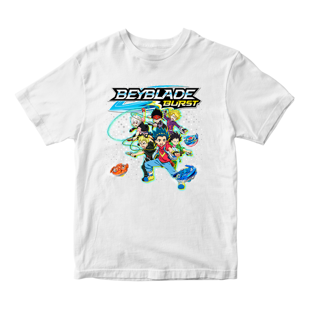 Футболка біла з оригінальним принтом гри BeyBlade "Дзига Beyblade. Бейблейд Дзига. Персонажі" Push IT ФП012186, 2 роки, 28, 86 см - Фото 1 Футболка біла з оригінальним принтом гри BeyBlade "Дзига Beyblade. Бейблейд Дзига. Персонажі" Push IT ФП012186, 2 роки, 28, 86 см - зображення 1