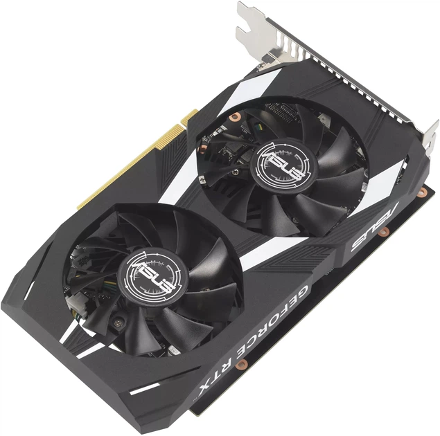 Відеокарта ASUS PCI-Ex GeForce RTX 3050 Dual OC Edition 6GB GDDR6 (96bit) (1537/14000) (HDMI, DisplayPort, DVI-D) (90YV0K60-M0NA00) - зображення 3