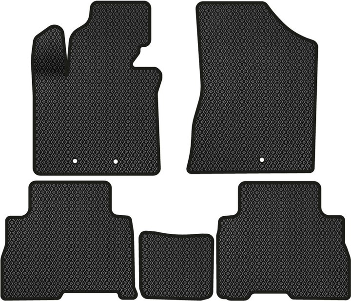 Акция на EVA килимки EVAtech в салон авто для Kia Sorento (XM) 5 seats Restyling 2012-2014 2 покоління SUV EU 5 шт Black от Rozetka