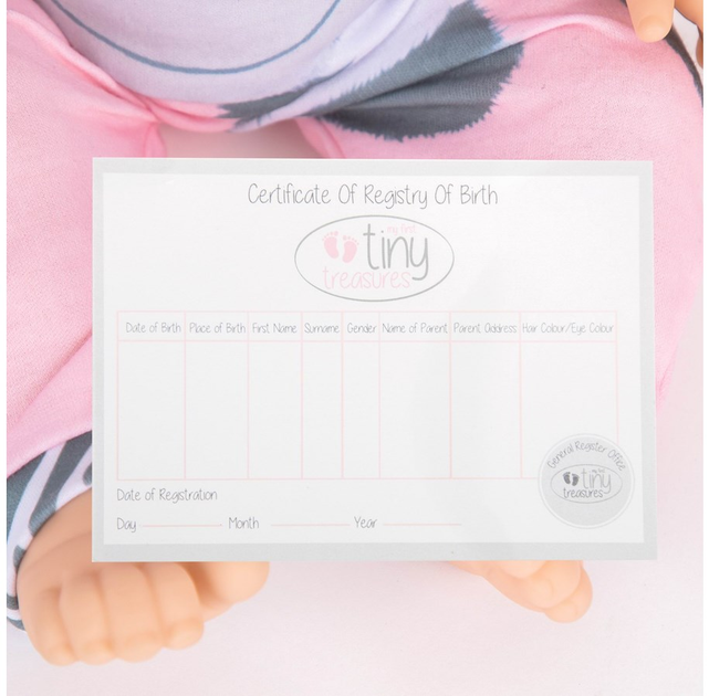 Пупс Tiny Treasure Blond Haired Doll With Zebra Outfit 45 см (5713396302676) - зображення 5