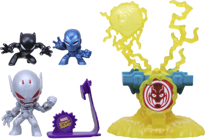 Набір іграшковий Hasbro Marvel Stunt Squad Нокдаун злодія F7834 MVL Stunt Squad BP Fig and Accessories (HSBF78345L0) - зображення 2