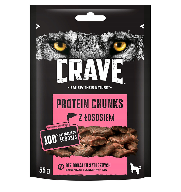 Przysmak dla psa Crave z łososiem 55 g (4008429126727) - obraz 1