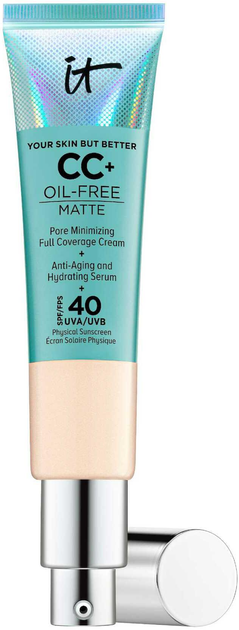 Krem CC do twarzy It Cosmetics Oil Free Matte Light Spf40 32 ml (3605971886867) - obraz 1