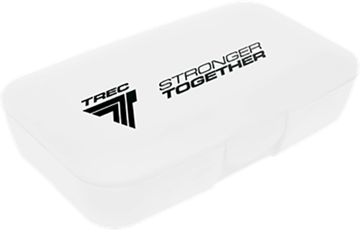 Pudełko na pigułki Trec Nutrition Pillbox Stronger Together Białe (5902114050924) - obraz 1