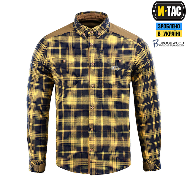 M-Tac рубашка Redneck Shirt Navy Blue/Yellow M/L - изображение 2