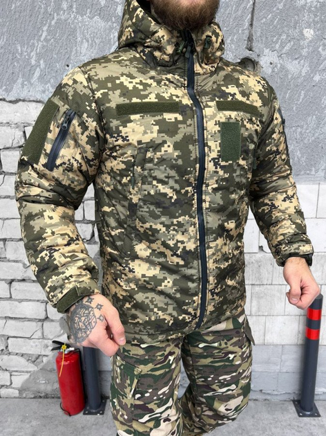 Зимняя тактическая куртка пиксель lieutenant Вт6843 XXXXL - изображение 1