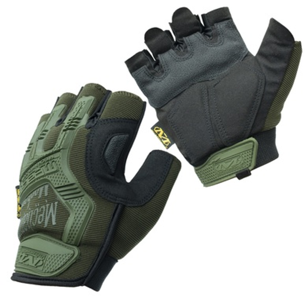 Рукавиці тактичні безпалі Mechanix M-Pact Gloves Olive L - зображення 1