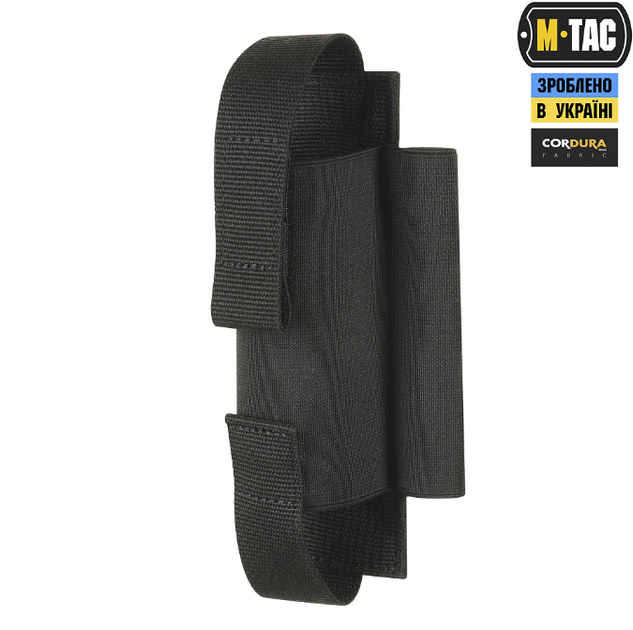 Подсумок для турникета тактический M-Tac эластичный Черный molle gen. III Black (10137302) - изображение 1