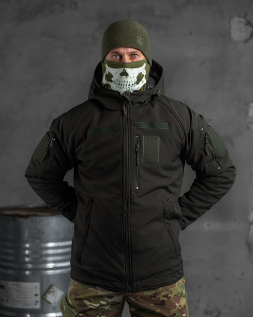 Куртка зимняя тактическая Softshell OMNI-HEAT олива L - изображение 2