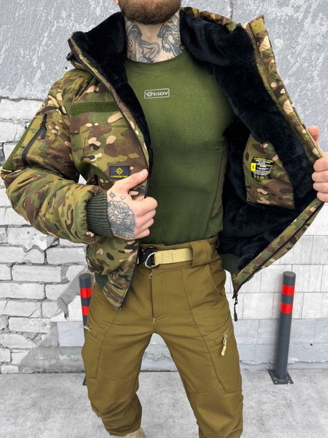 Куртка тактическая Logos-Tac утеплённая мультикам XL - изображение 1