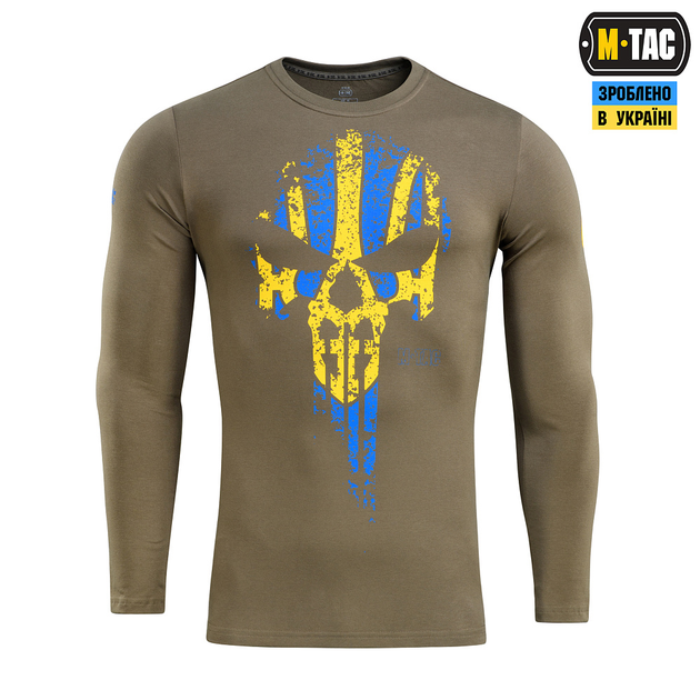 M-Tac футболка Месник длинный рукав Olive/Yellow/Blue 3XL - изображение 2