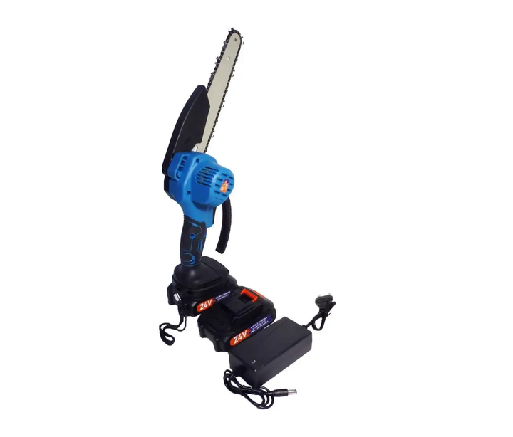 Аккумуляторная Электропила цепная 24V Chain Saw 8" (8488) 2 аккумулятора - изображение 2