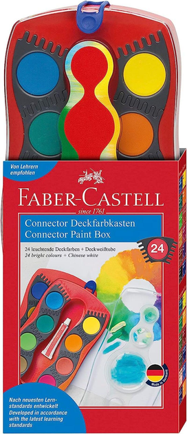 Фарби акварельні Faber Castell Connector 24 кольори (4005401250319) - зображення 1