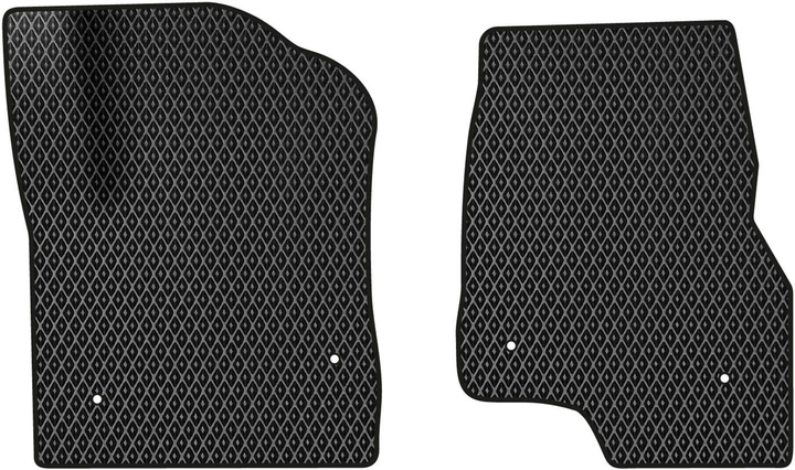 Акція на EVA килимки EVAtech в салон авто передні для Lincoln Navigator (U554) (with console) 2018+ 1 покоління SUV USA 2 шт Black від Rozetka