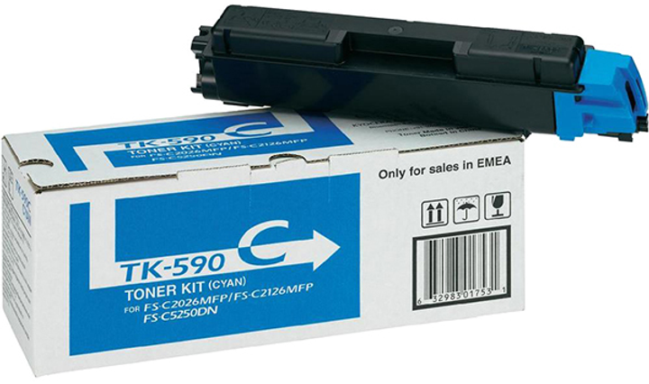 Toner Kyocera TK-590 Cyan (1T02KVCNL0) - obraz 2