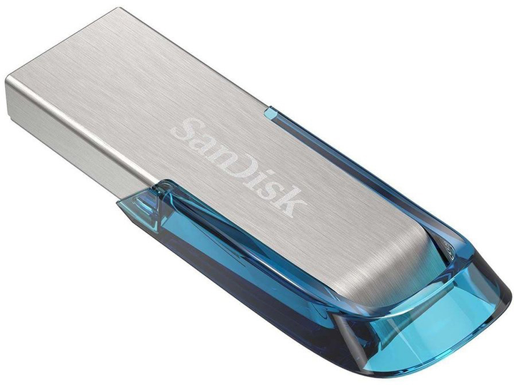 Флеш пам'ять USB SanDisk Ultra Flair 64GB USB 3.0 Blue (SDCZ73-064G-G46B) - зображення 1