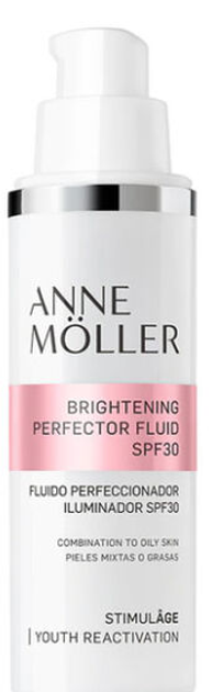 Krem do twarzy na dzień Anne Moller Brightening Perfector Fluid SPF 30 50 ml (8058045430322) - obraz 1