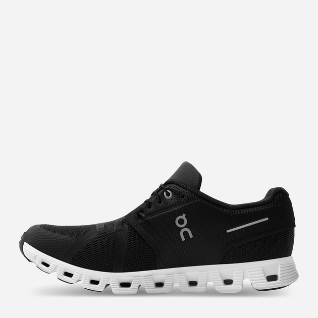 Buty do biegania męskie On Running Cloud 5 5998919 44.5 (10UK) 28.5 cm Czarne z białym (7630440669449) - obraz 3