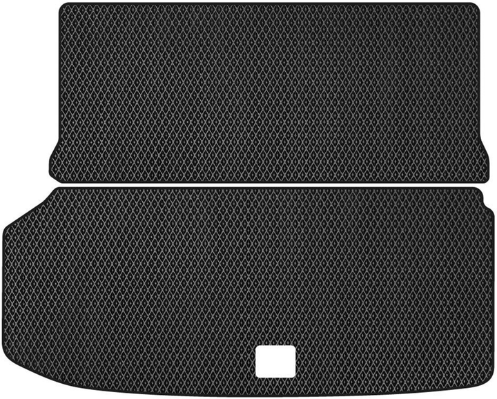 Акція на EVA килимок EVAtech в багажник авто для Lexus RX 450hL (AL20) (Long) 2015-2022 4 покоління SUV USA 2 шт Black від Rozetka