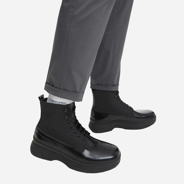 Чоловічі черевики CALVIN KLEIN CKHM0HM010260GJ 43 Чорні (8720108200400) - зображення 2