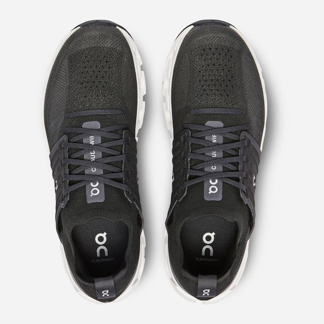 Buty do biegania męskie On Running Cloudswift 3 3MD10560485 41 (7.5UK) 26 cm Czarne (7630419171065) - obraz 5