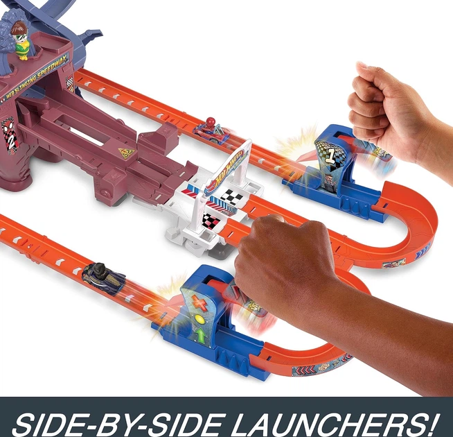 Трек Хот Вілс Швидкісна дорога Людини Павука Hot Wheels RacerVerse