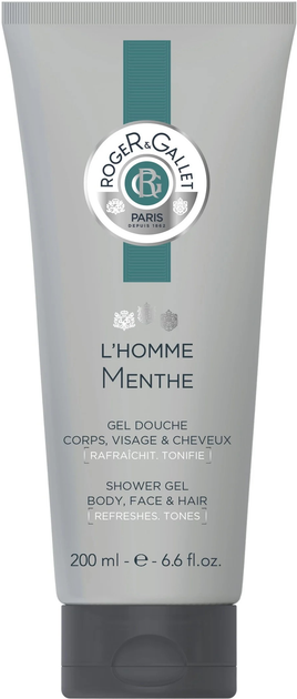 Żel pod prysznic Roger & Gallet L'Homme Menthe SWG M 200 ml (3337875664165) - obraz 1