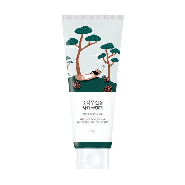 Очистительная пенка с экстрактом игл сосны Round Lab Pine Calming Cica Cleanser 150 мл - Фото 1 Очистительная пенка с экстрактом игл сосны Round Lab Pine Calming Cica Cleanser 150 мл - изображение 1