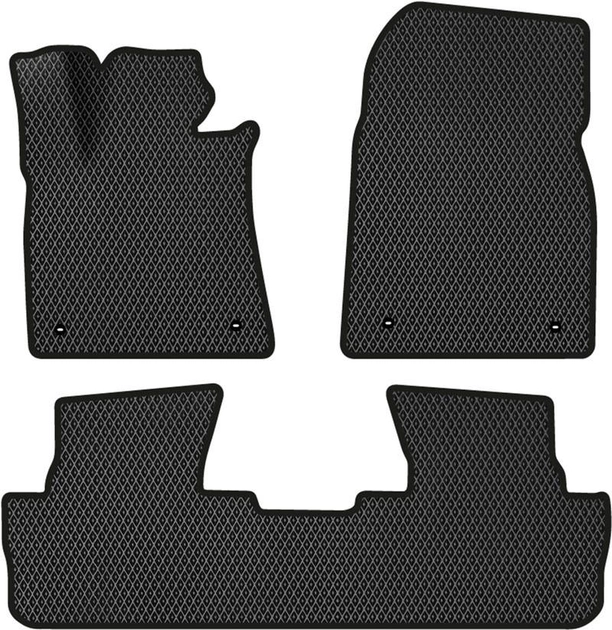 Акція на EVA килимки EVAtech в салон авто для Lexus RX 350 (AL20) 2015-2022 4 покоління SUV USA 3 шт Black від Rozetka