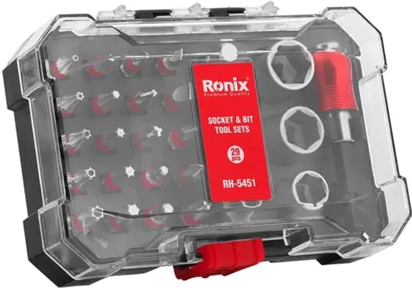 Набір насадок Ronix 28 шт (RH-5451) - зображення 2