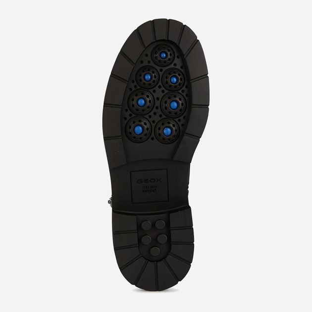 Жіночі зимові черевики високі GEOX GEOD36VDM00043C9999 40 Чорні (8056206346918) - зображення 4