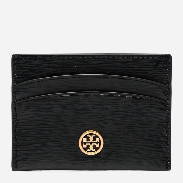 Damski skórzany etui na karty TORY BURCH TORB84070-001 Czarny (192485969832) - obraz 1