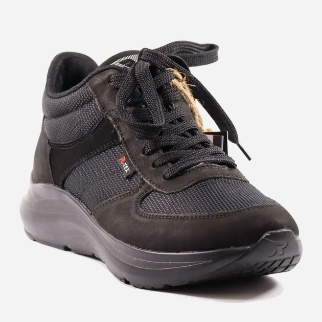 Жіночі кросівки RIEKER REV42100-00 38 Чорні (4060596905017) - зображення 1
