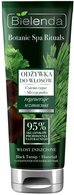 Кондиціонер Bielenda Botanic Spa Rituals Чорна ріпа + Хвощ для пошкодженого волосся 250 мл (5902169028510) - зображення 1