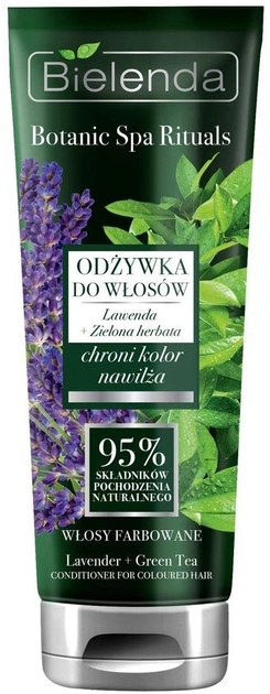 Кондиціонер Bielenda Botanic Spa Rituals Лаванда + Зелений чай для фарбованого волосся 250 мл (5902169028398) - зображення 1