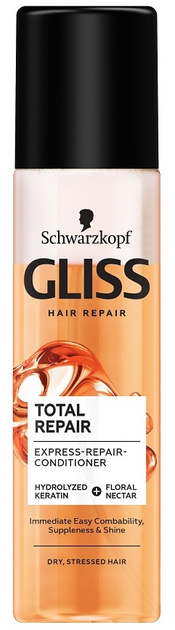 Кондиціонер Gliss Total Repair Express Repair Conditioner для сухого і пошкодженого волосся відновлюючий 200 мл (4015000886864) - зображення 1