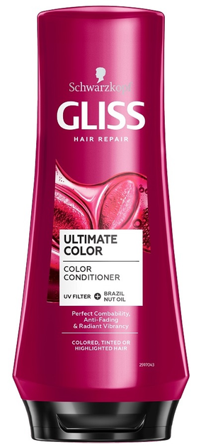 Кондиціонер Gliss Ultimate Color Conditioner для волосся фарбованого тонуючого і освітленого 200 мл (9000100218023) - зображення 1