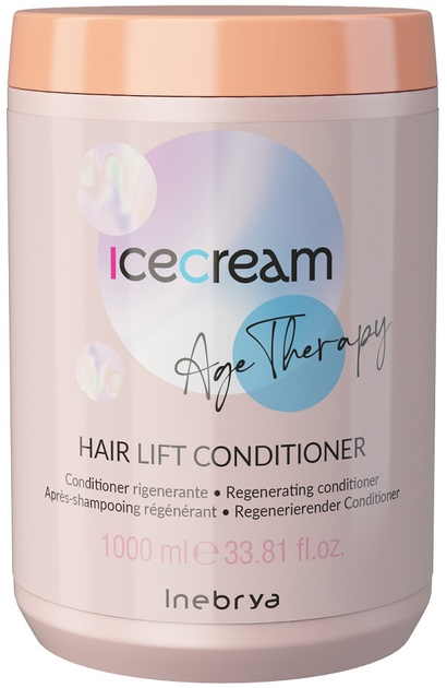 Odżywka do włosów Inebrya Ice Cream Age Therapy regenerująca 1000 ml (8008277263427) - obraz 1