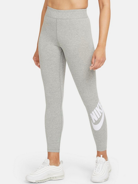 Legginsy sportowe damskie Nike W Nsw Essntl Gx Hr Lggng Ftra CZ8528-063 S Szare (194502820874) - obraz 1