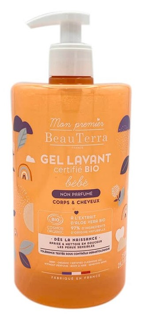 Żel pod prysznic BeauTerra Bio Baby without Perfume 750 ml (3770008167551) - obraz 1