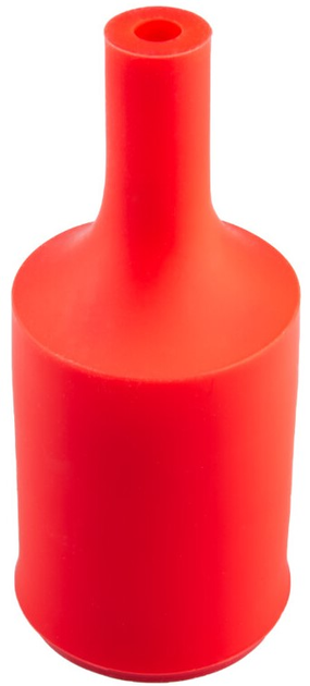 Силіконовий патрон для лампочки DPM E27 червоний (5903332583096) - зображення 1