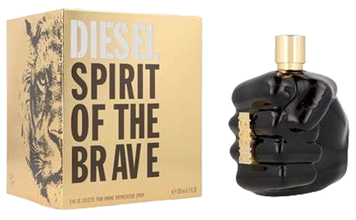 Woda toaletowa męska Diesel Spirit of the Brave EDT M 200 ml (3614272975736) - obraz 1