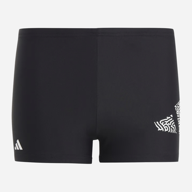 Młodzieżowe kąpielówki bokserki dla chłopca Adidas 3 Bar Log Boxer HR7480 164 cm Czarne (4066745161822) - obraz 1