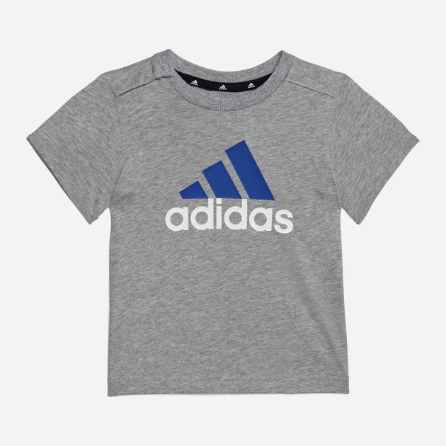 Дитячий літній комплект (футболка + шорти) для хлопчика Adidas I Bl Co T Set HR5887 80 см Різнокольоровий (4066745226439) - зображення 2
