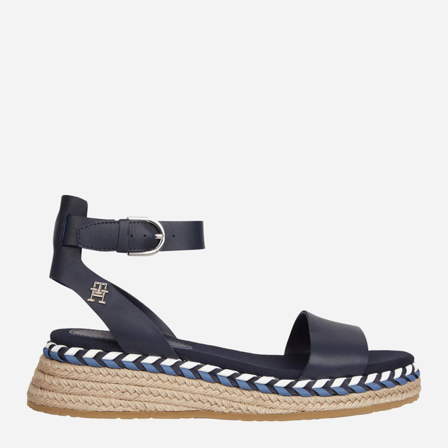 Жіночі сандалії Tommy Hilfiger THIFW0FW07080DW6 39 Темно-сині (8720643134949) - зображення 1
