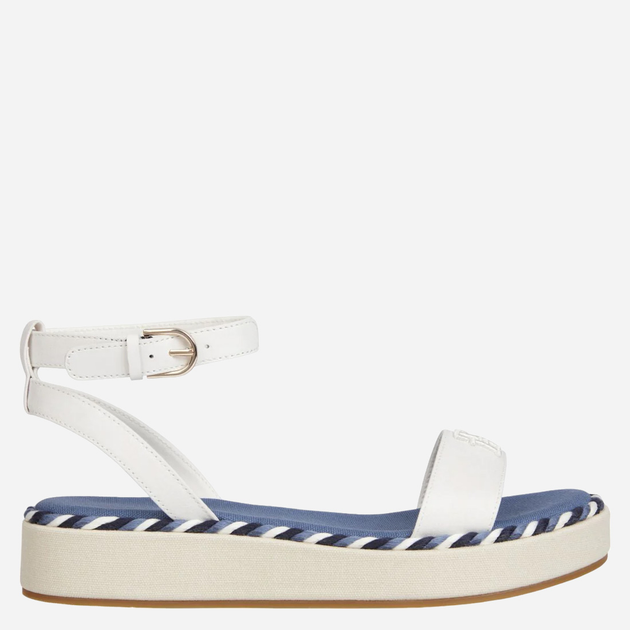 Sandały damskie na platformie Tommy Hilfiger THIFW0FW07019YBL 39 Białe (8720643148588) - obraz 1