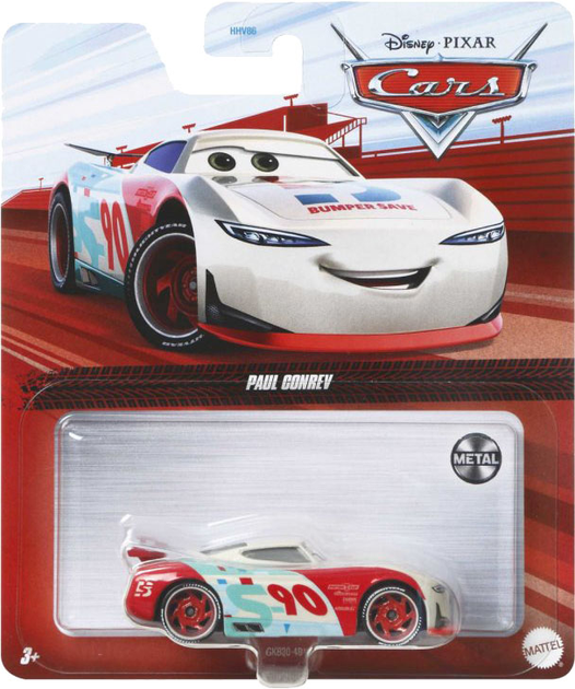 Samochód Mattel Disney Pixar Cars Paul Conrev (0887961822151) - obraz 1
