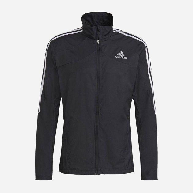 Kurtka wiatrówka męska sportowa adidas Marathon Jkt GM1410 S Czarna (4064044060204) - obraz 1